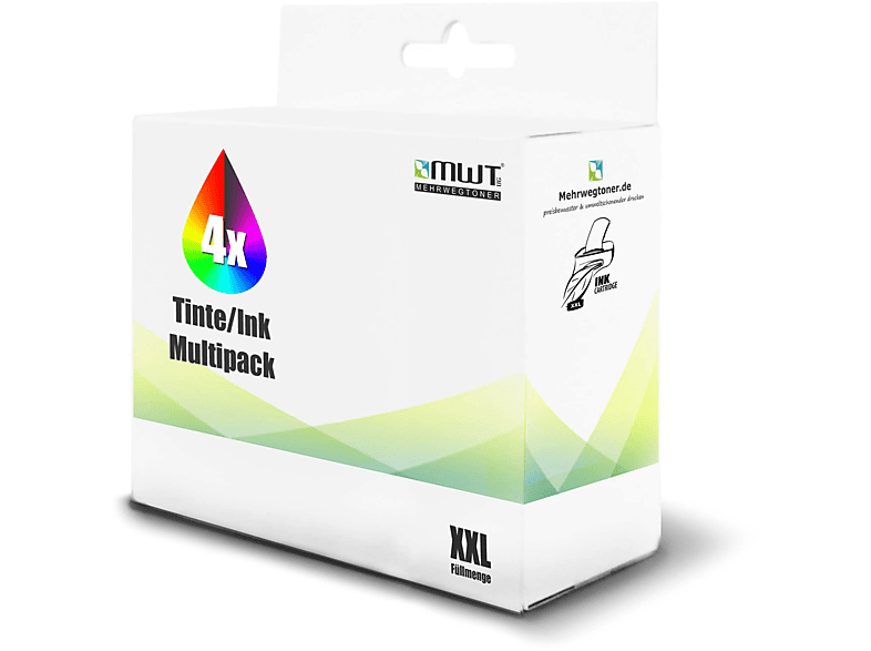 MEHRWEGTONER MWT5142910 Ink Cartridge Mehrfarbig (Lexmark 100XL 14N1921E K 14N1092E C 14N1093E M 14N1094E Y 14N1095E)