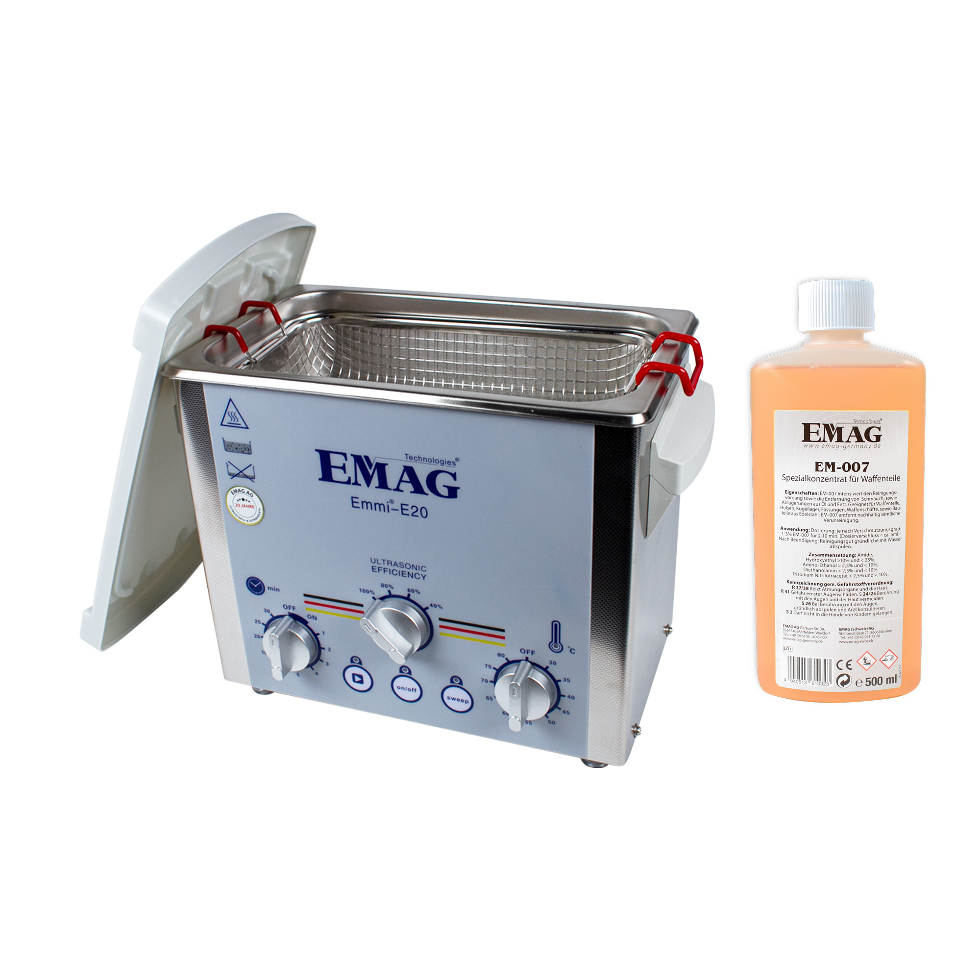 E20 Spezial-Set Ultraschallreinigungsgerät EMAG Ultraschall emmi®