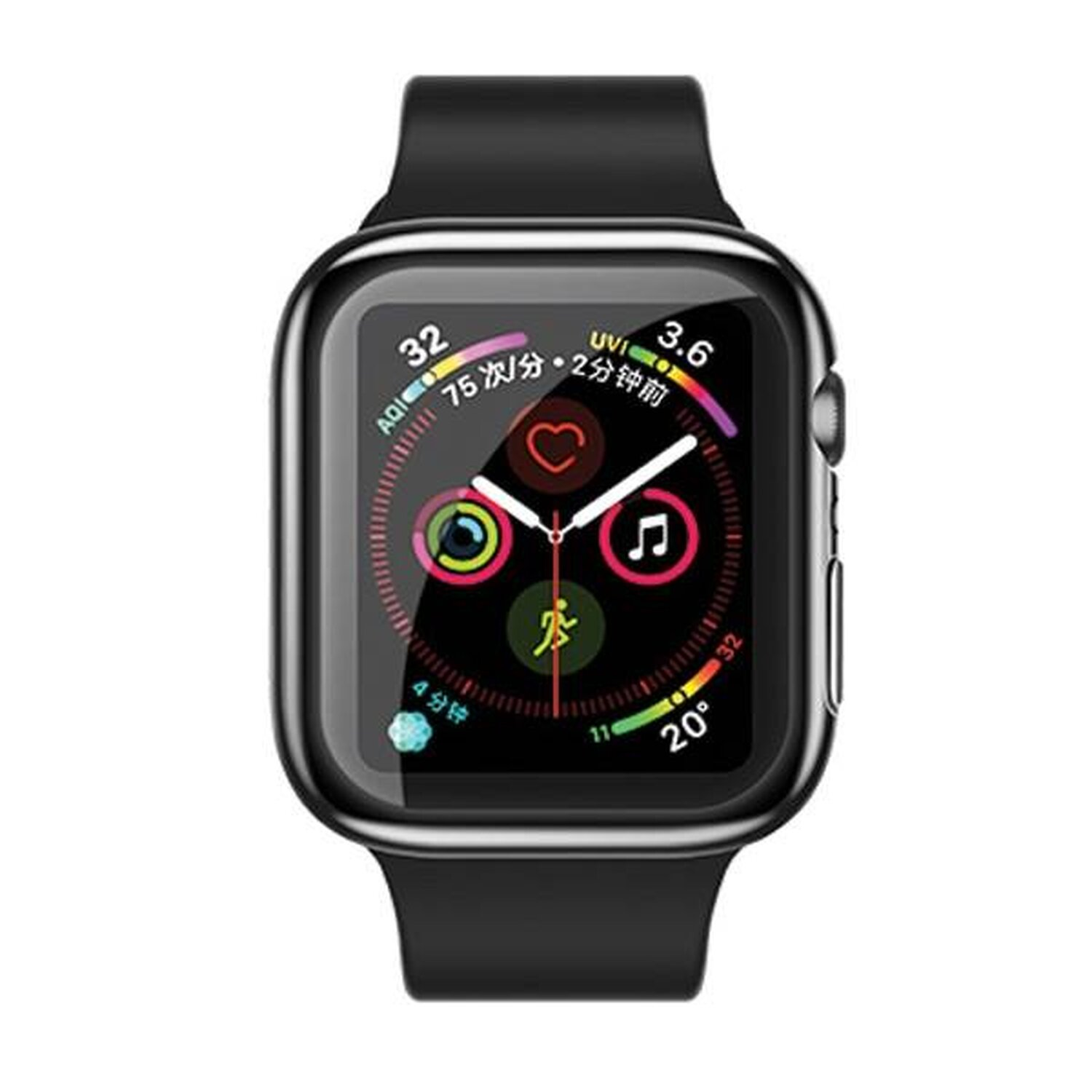 Watch 4, COFI Apple, Smartband, Transparent 44mm, Series