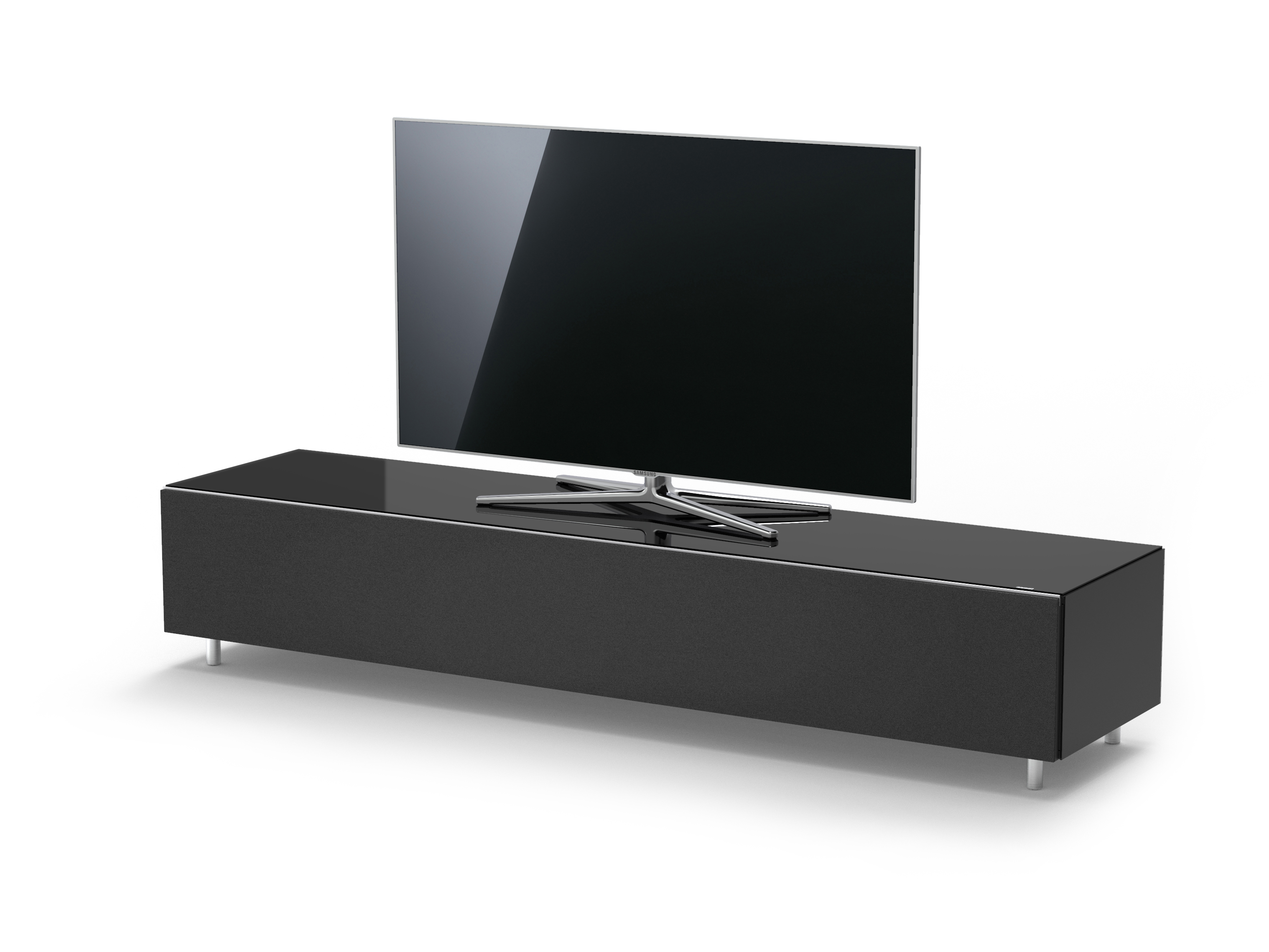 JUST Soundbar-Ablage. SPECTRAL Just.Lima TV-Soundbar-Lowboard BY und mit JRL2004T-BG Stoffklappe