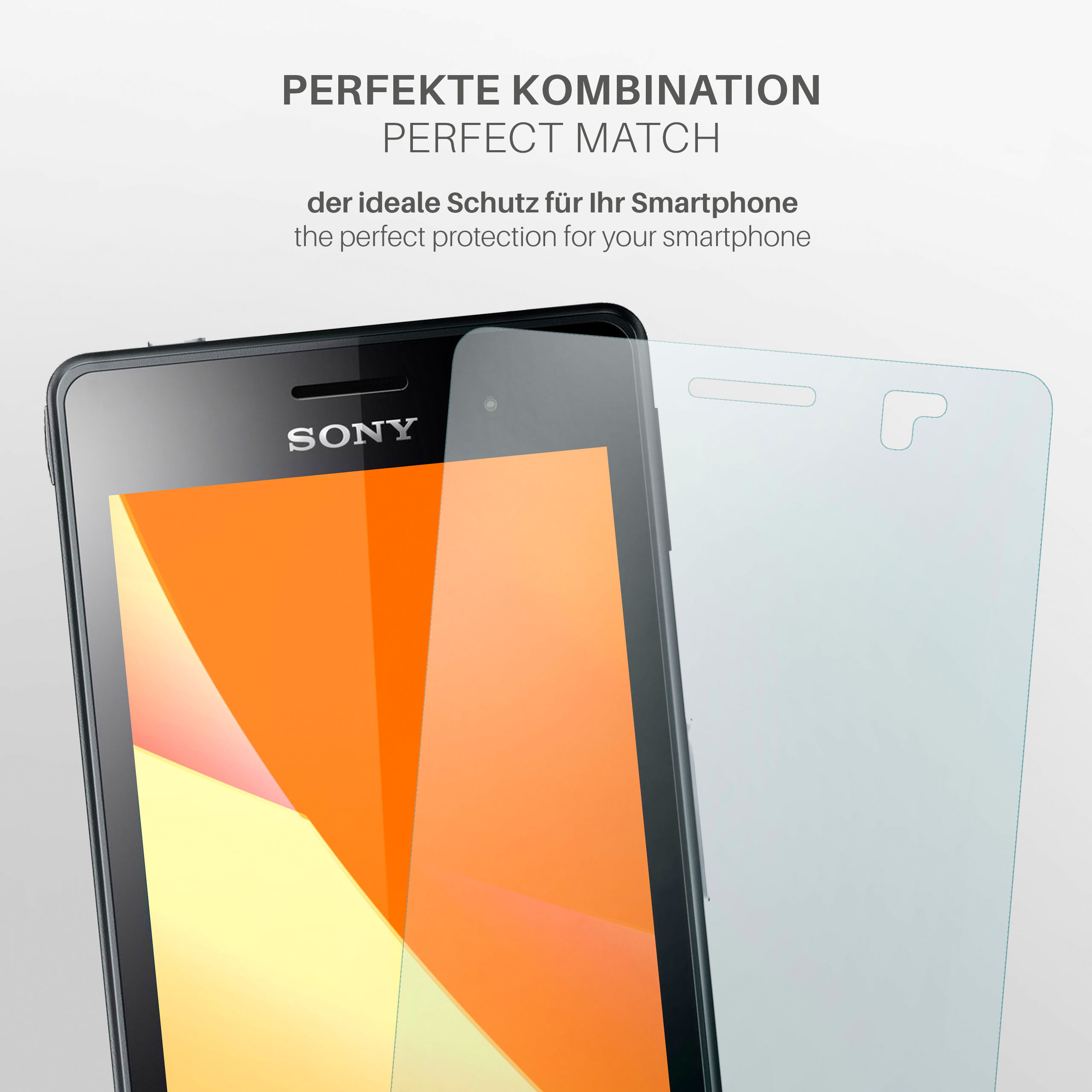 Xperia Go) MOEX Sony Displayschutz(für 3x matt Schutzfolie,