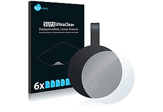 SAVVIES 6x klare Schutzfolie(für Google Chromecast Ultra)