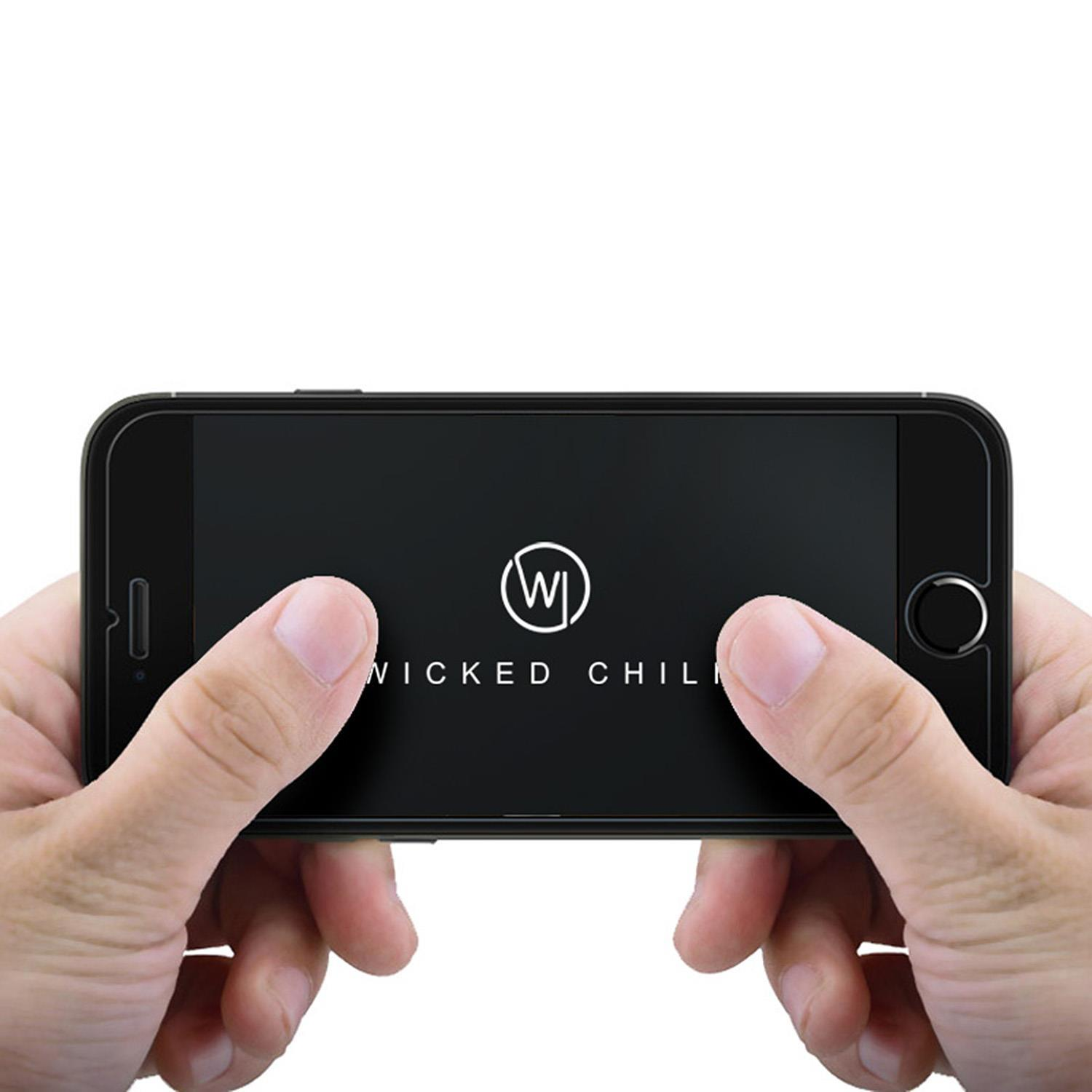 WICKED CHILI 2X Easy-In 7, iPhone 6S) iPhone iPhone 6, 8, Apple iPhone Schutzglas(für
