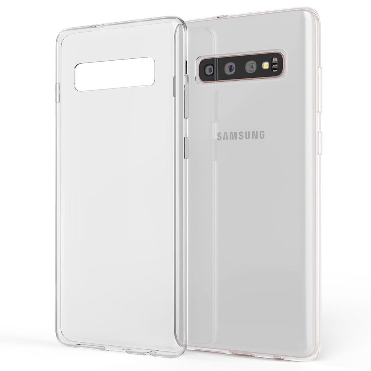 Backcover, Samsung, Transparent Klar NALIA Silikon S10 Galaxy Hülle, Transparente Plus,