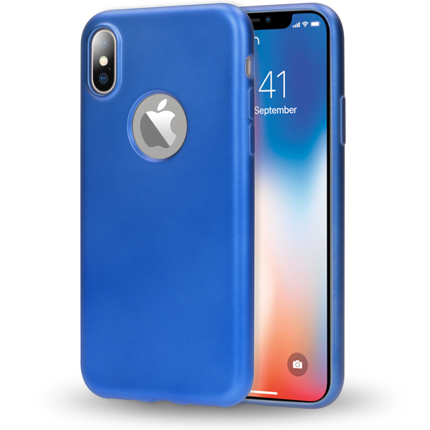 XS, Slim Blau Case, NALIA Apple, iPhone X iPhone Backcover,