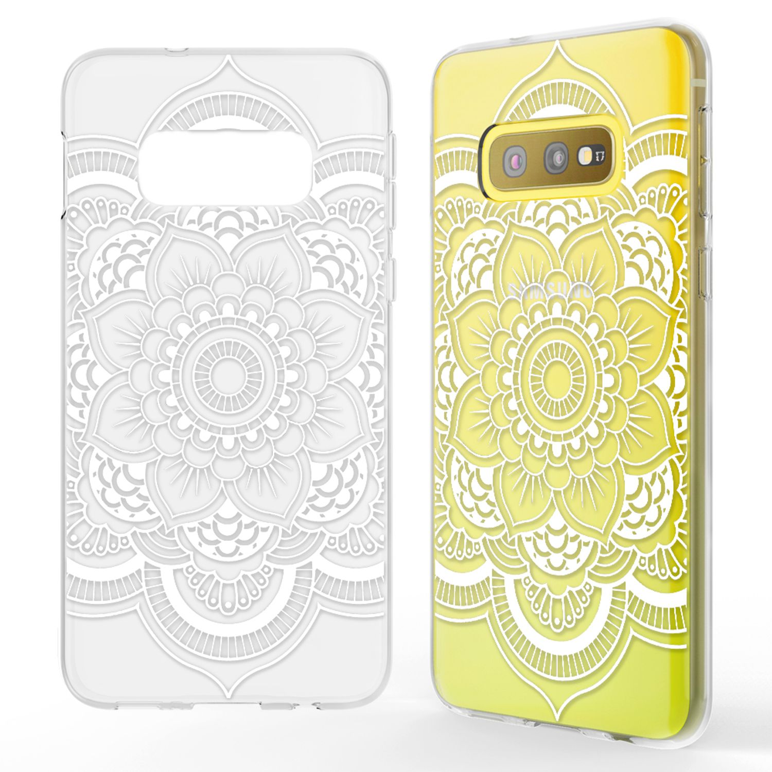 Backcover, Hülle, Mehrfarbig Motiv Silikon Galaxy Samsung, NALIA S10e,