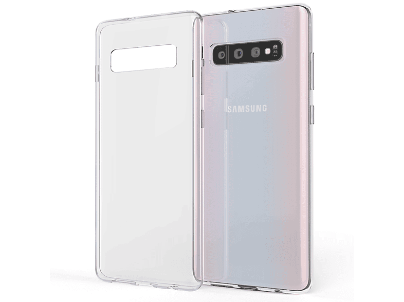 NALIA Klar S10, Galaxy Backcover, Transparent Silikon Transparente Hülle, Samsung,