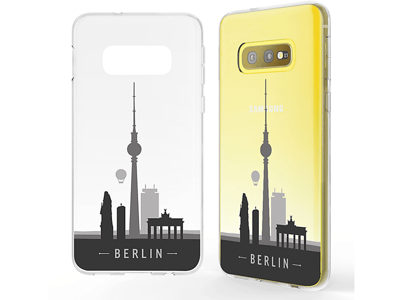 NALIA Mehrfarbig Galaxy S10e, Hülle, Samsung, Silikon Backcover, Motiv