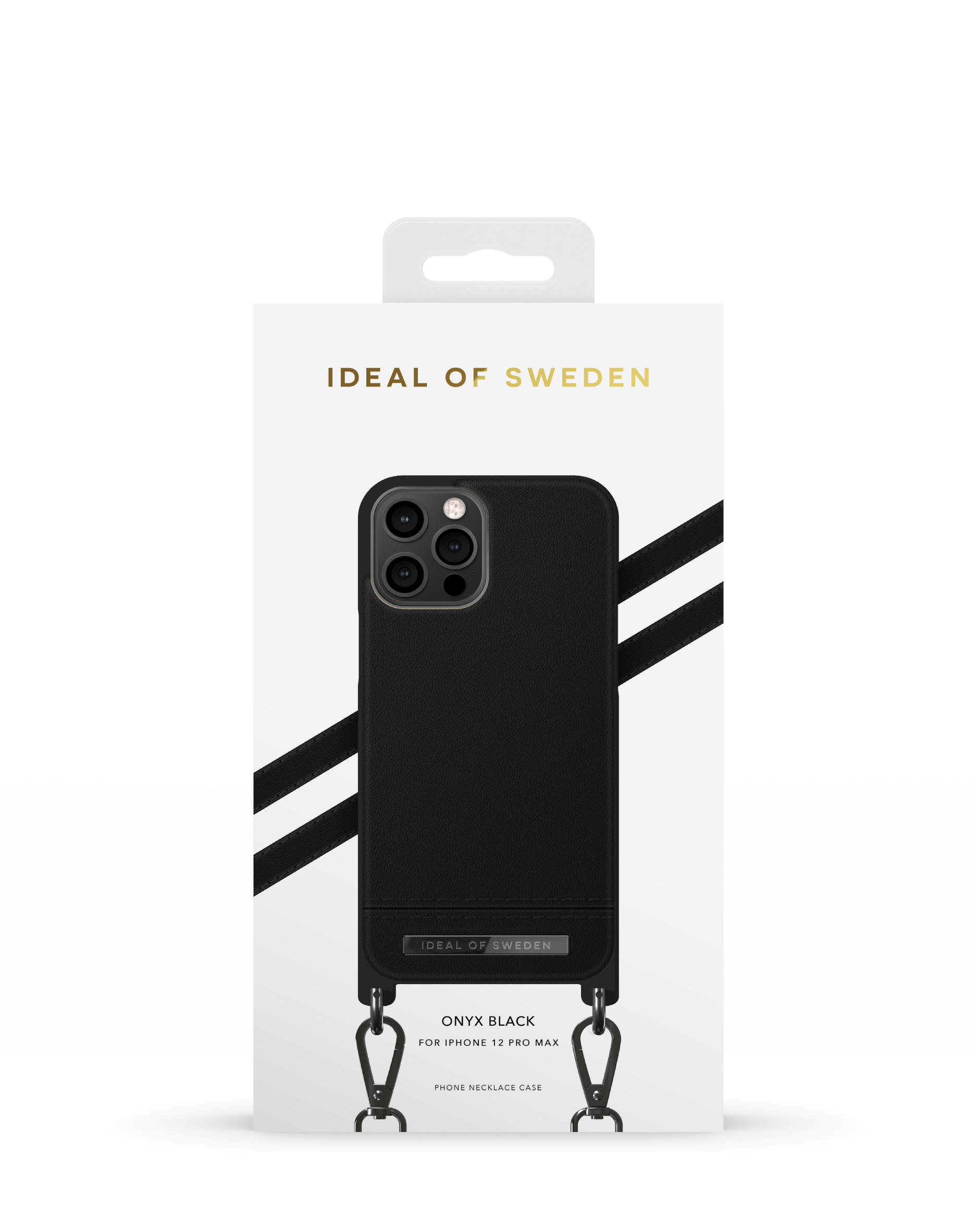 IDEAL OF SWEDEN IDACSS21-I2067, Onyx Apple, 12 Backcover, Pro Black Max, IPhone