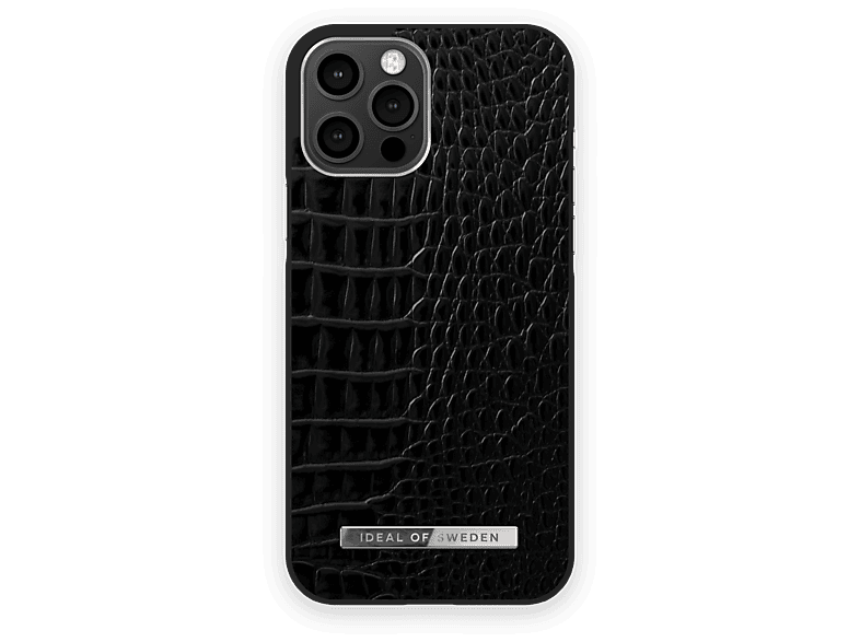 IDEAL OF SWEDEN IDACSS21-I2067, Backcover, Max, Noir 12 Neo Silver Pro Croco Apple, IPhone