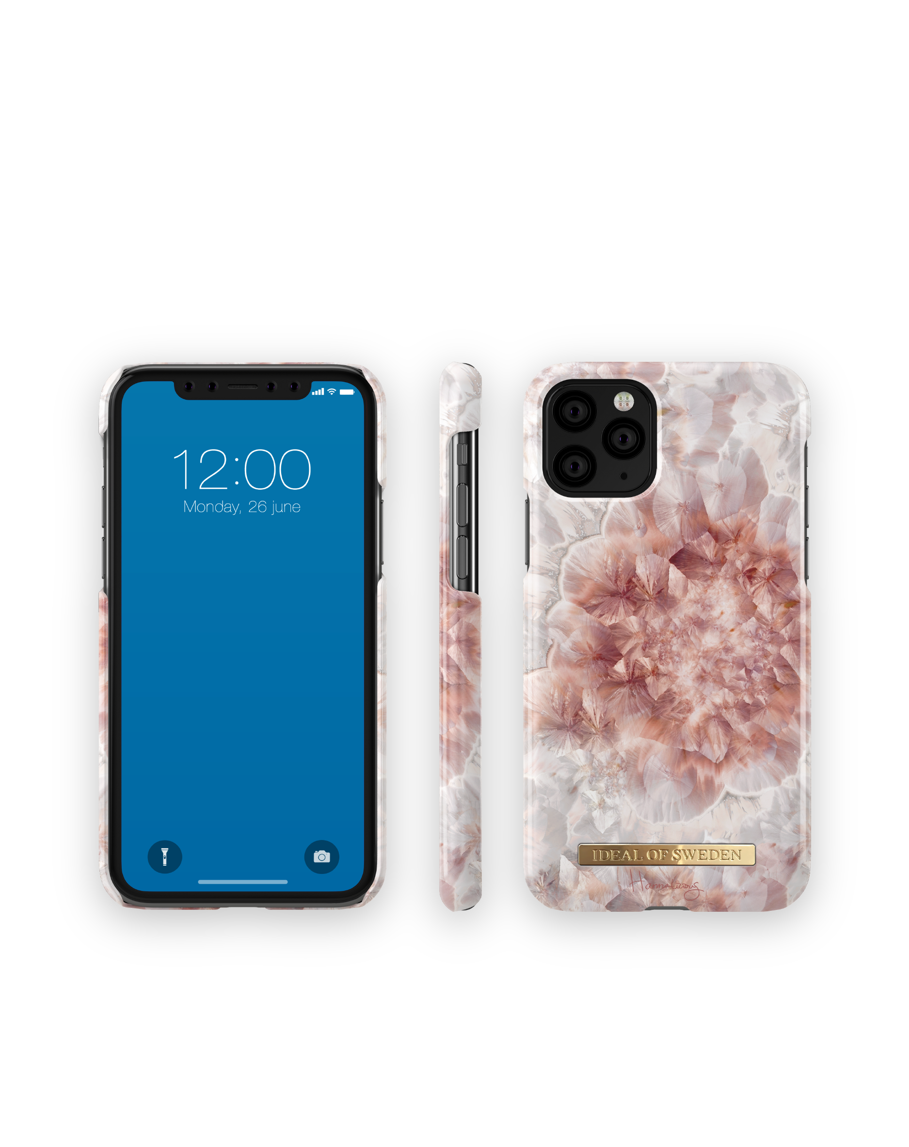 IDEAL OF Apple Apple Backcover, iPhone 11 Crystal iPhone Roze Apple Quartz IDFCH2-I1958-126, XS, SWEDEN iPhone X, Apple, Pro