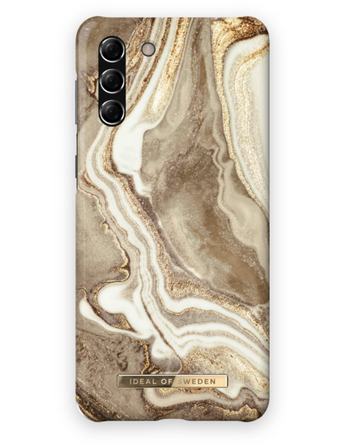 IDEAL IDFCGM19-S21-164, Sand Galaxy Marble SWEDEN Samsung, OF S21, Golden Backcover,