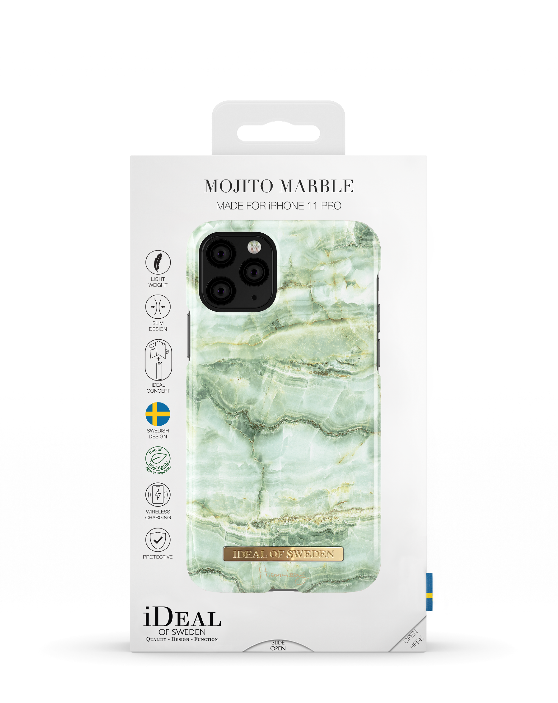 SWEDEN OF iPhone XS, iPhone X, Pro, IDEAL Marble Apple IDFCH2-I1958-125, 11 Backcover, Apple Mojito Apple, Apple iPhone