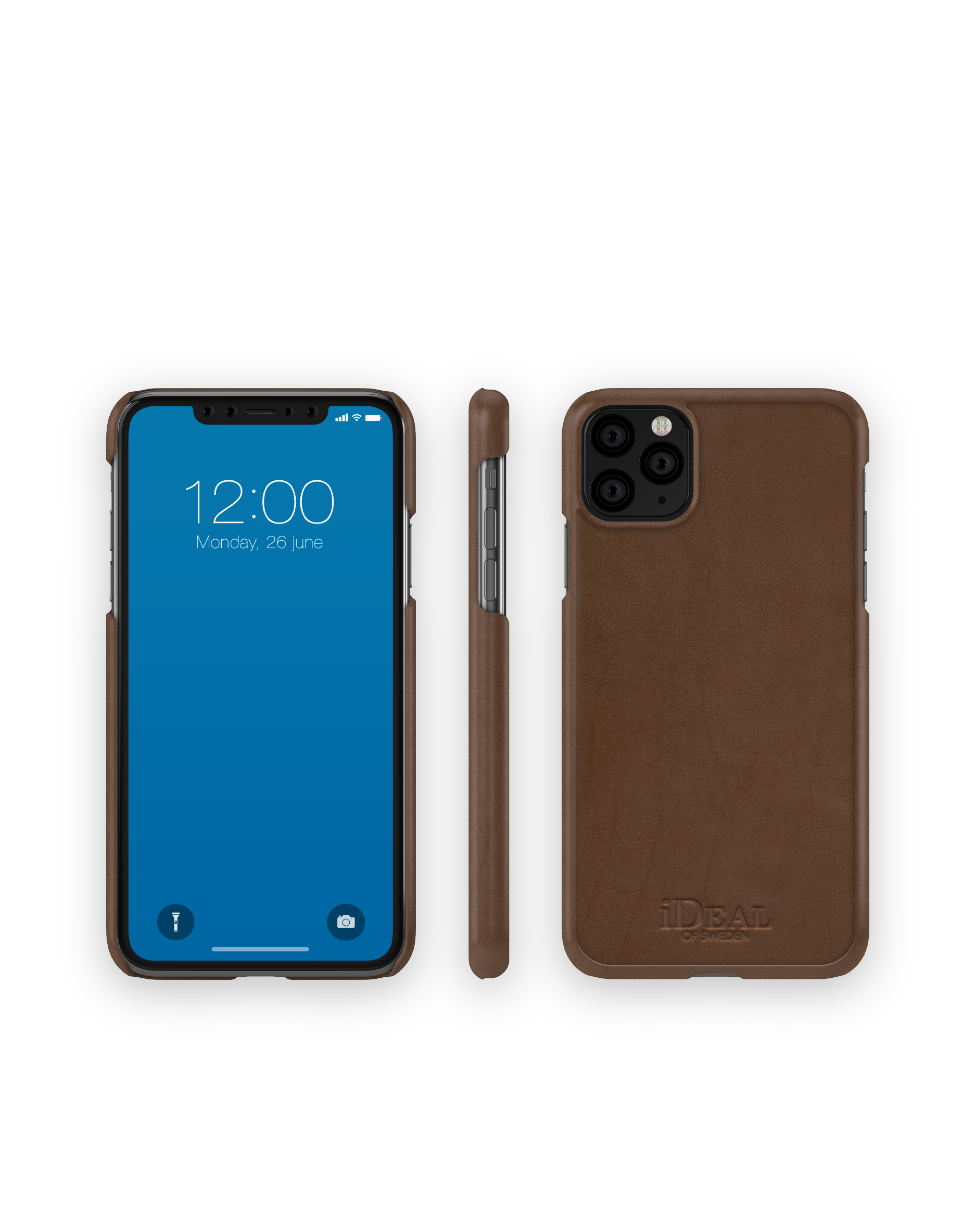 11 IDEAL iPhone XS Apple Brown iPhone Backcover, Max, Max, Apple Apple, SWEDEN OF IDFC-I1965-COM-03, Pro
