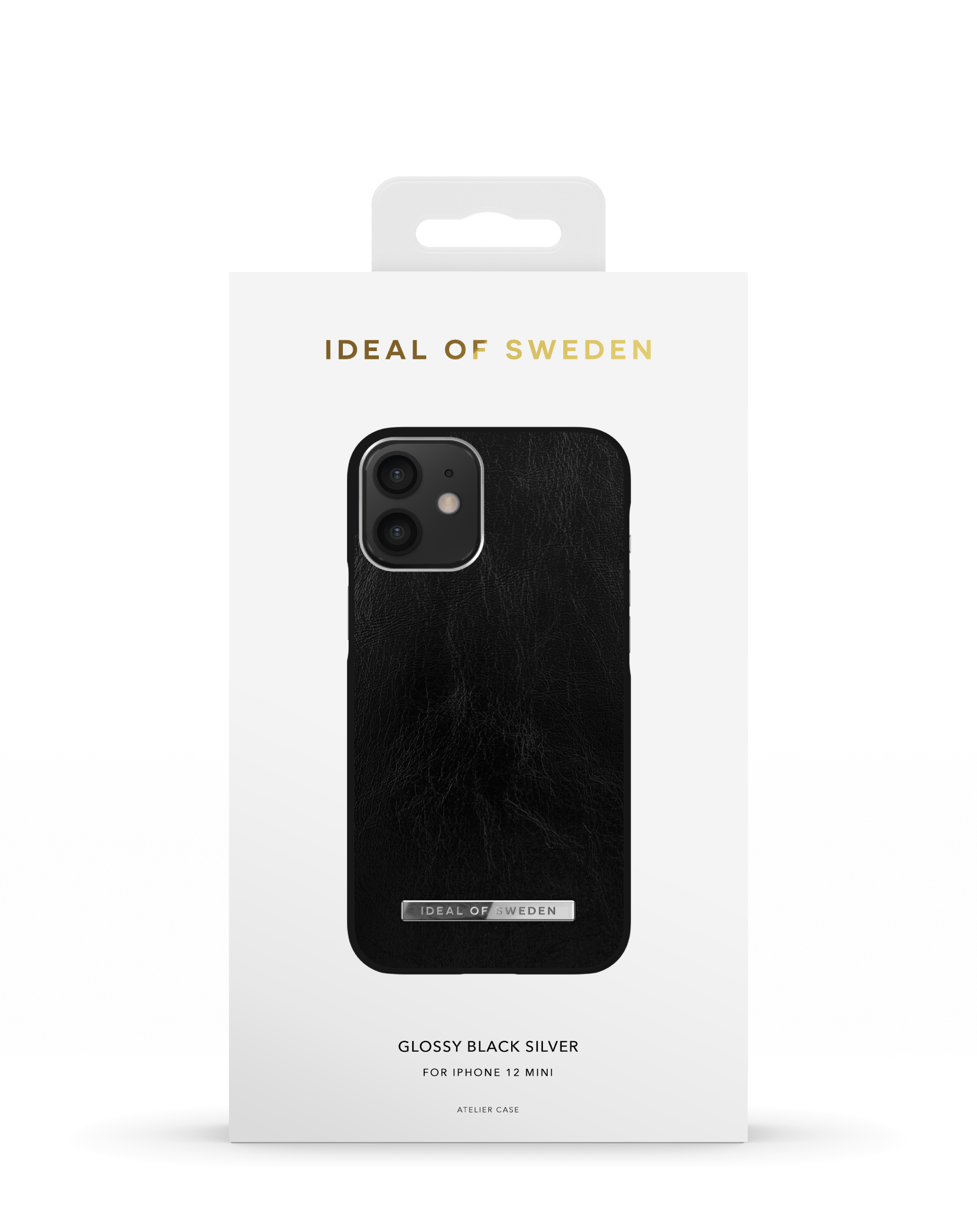 IDEAL OF SWEDEN IDACSS21-I2054-311, 12 Black IPhone Glossy mini, Apple, Silver Backcover