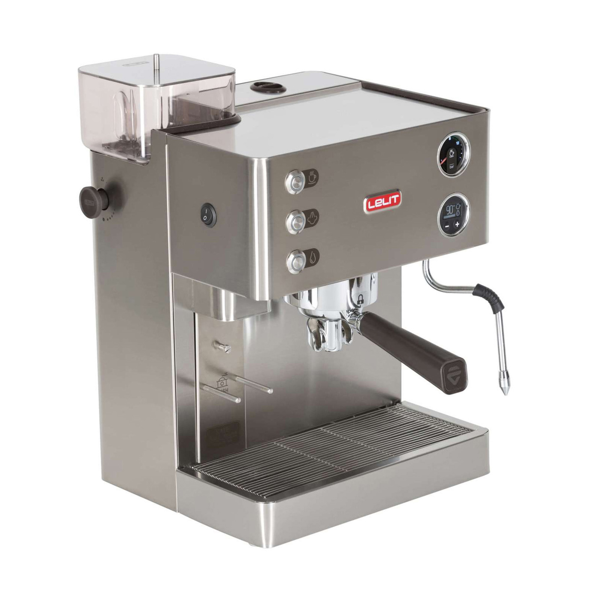 PL82 Edelstahl T LELIT Espressomaschine