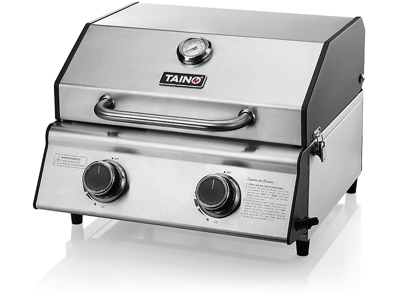 TAINO COMPACT 2.0 S Gasgrill, Silber (4,4 kW)
