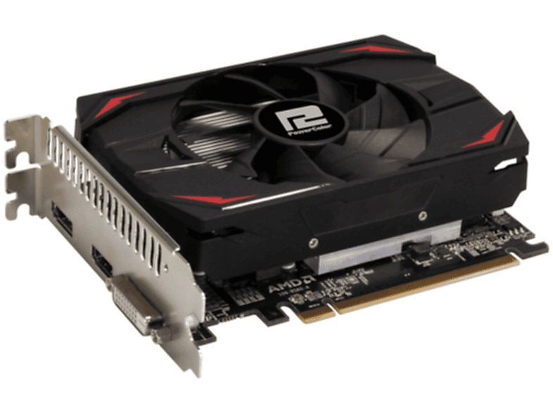 POWERCOLOR Red Dragon RX 550 4GB (AMD, Grafikkarte)