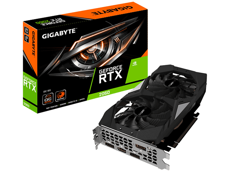 GIGABYTE GeForce® RTX 2060 2) (NVIDIA, (Rev OC Grafikkarte)