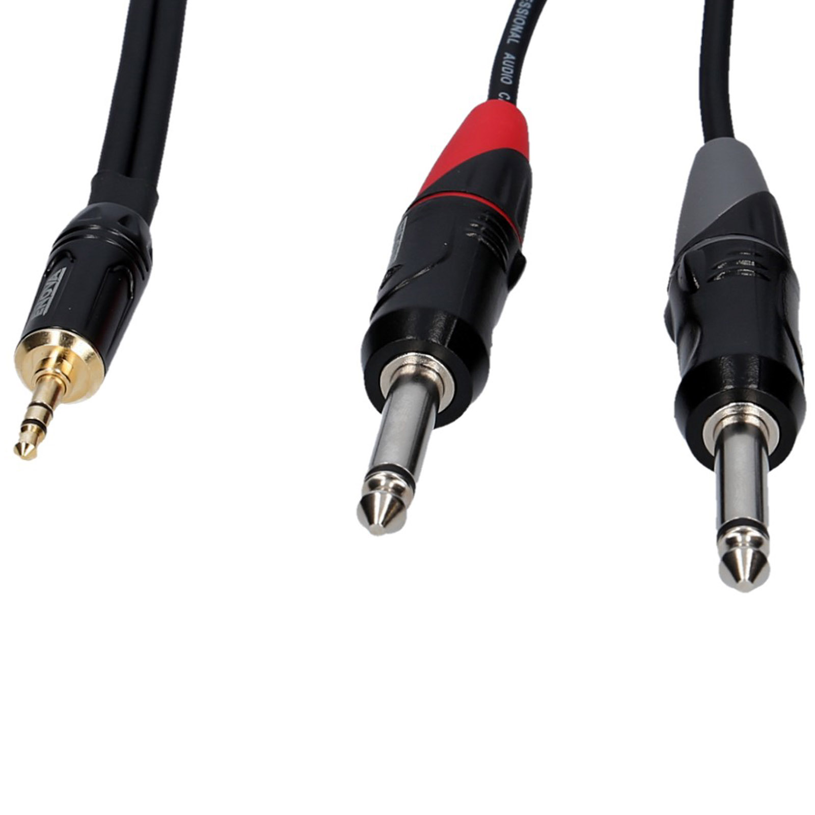 1 mm 3 2 2 Adapterkabel Klinken m Adapter Kabel, schwarz 6.35 Miniklinke Audio & m pol Stereokabel, x - pol ENOVA mm 1 3.5 rot