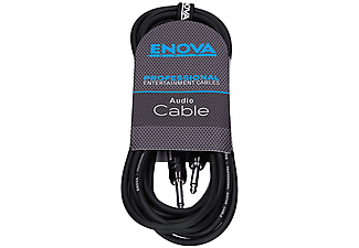 ENOVA 3 m Gitarrenkabel 6.35 mm Jack - Jack Instrumentenkabel mit konduktiver PE-Abschirmung, Gitarrenkabel, 3 m