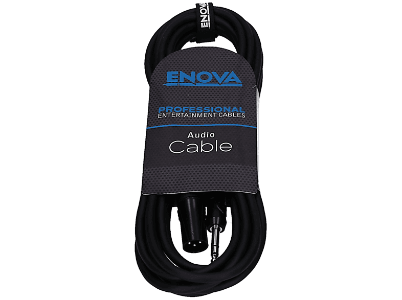 ENOVA 6 m XLR Kabel 6.3 mm m 6 Adapter-Kabel, Klinke XLR male XLR - symmetrisches Verbindungskabel, pol, 3