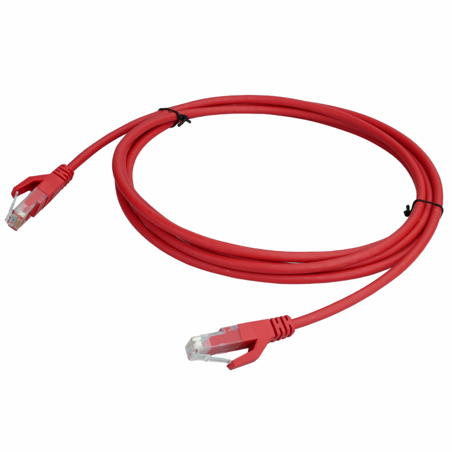 2,0m Gigabit Lankabel Patchkabel Ethernet RJ45 Rot Netzwerkkabel, 1 x AIXONTEC 10