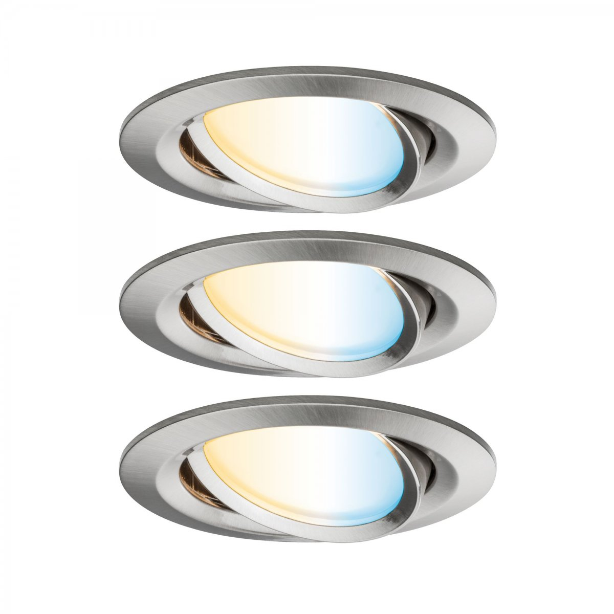 PAULMANN LICHT Smart White Home Zigbee Tunable Nova LED Einbauleuchten 3er-Set Plus
