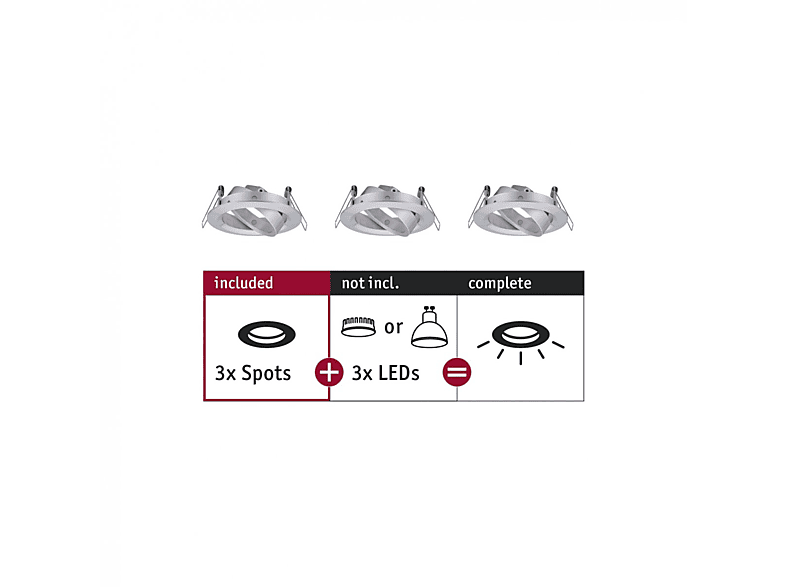 PAULMANN LICHT Choose Einbauleuchten Spot