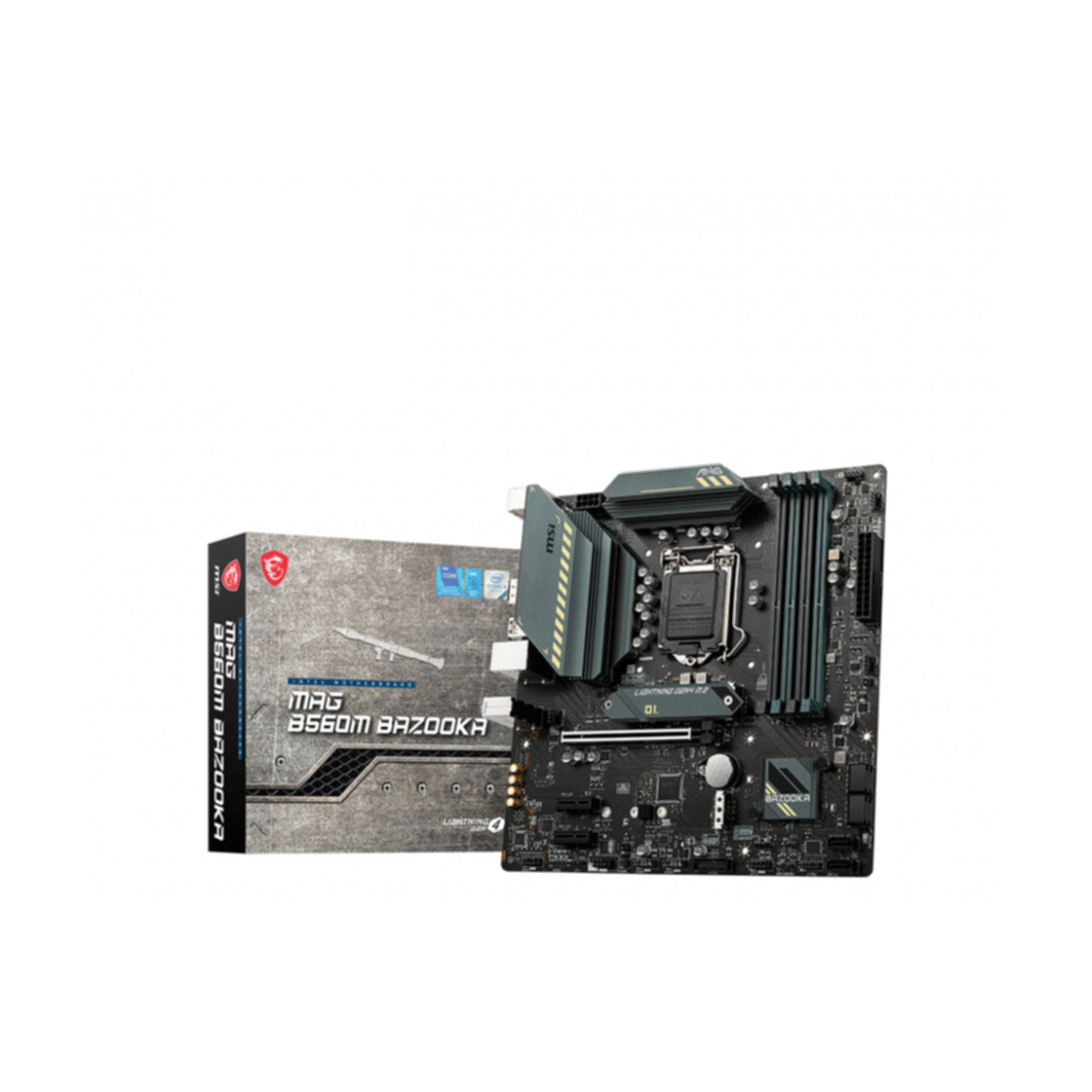 MSI B560M Mainboards MAG BAZOOKA schwarz