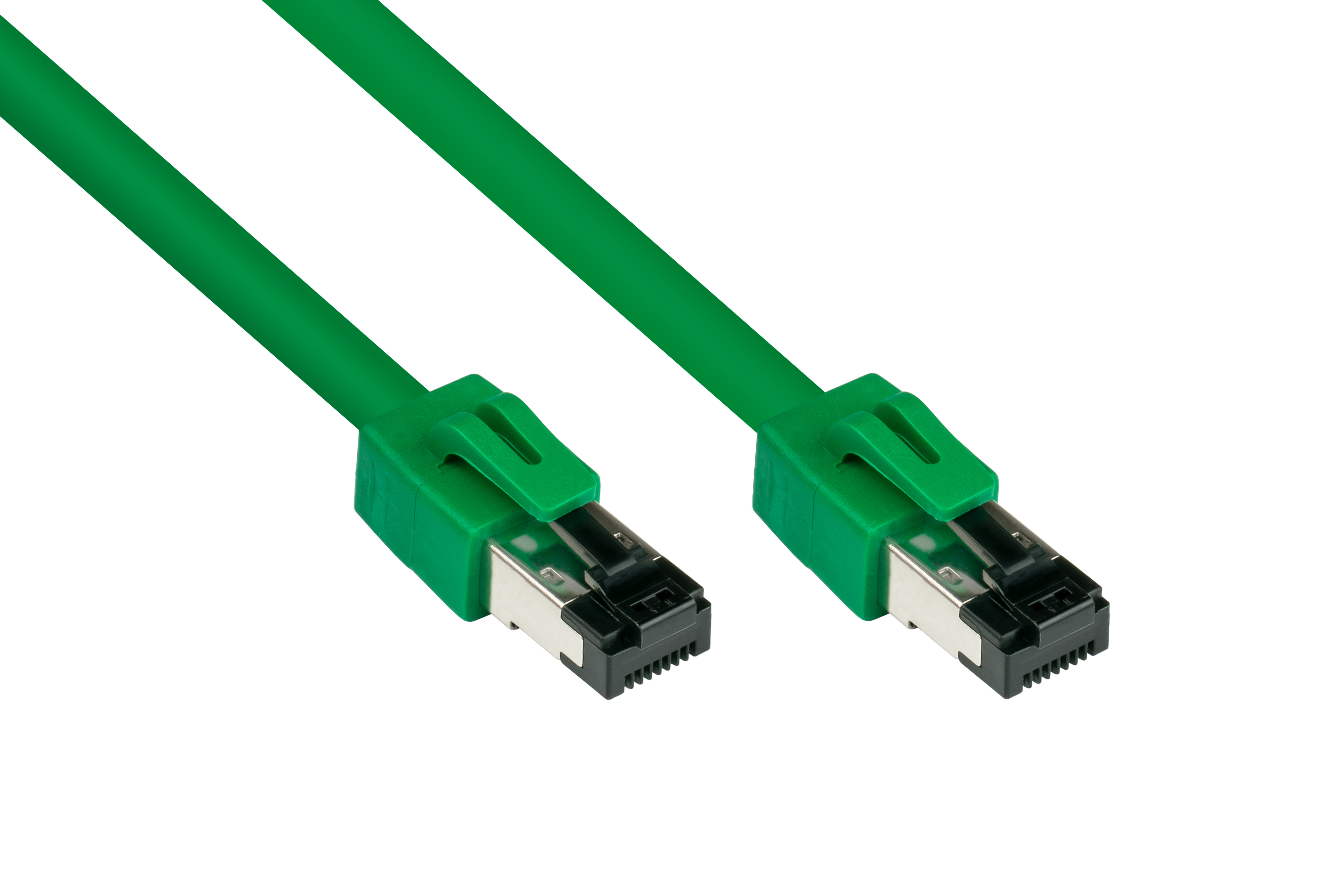 GOOD (LSZH), cm 40Gbit/s, 50 CONNECTIONS Netzwerkkabel, S/FTP, 2000MHz, PiMF, halogenfrei grün,