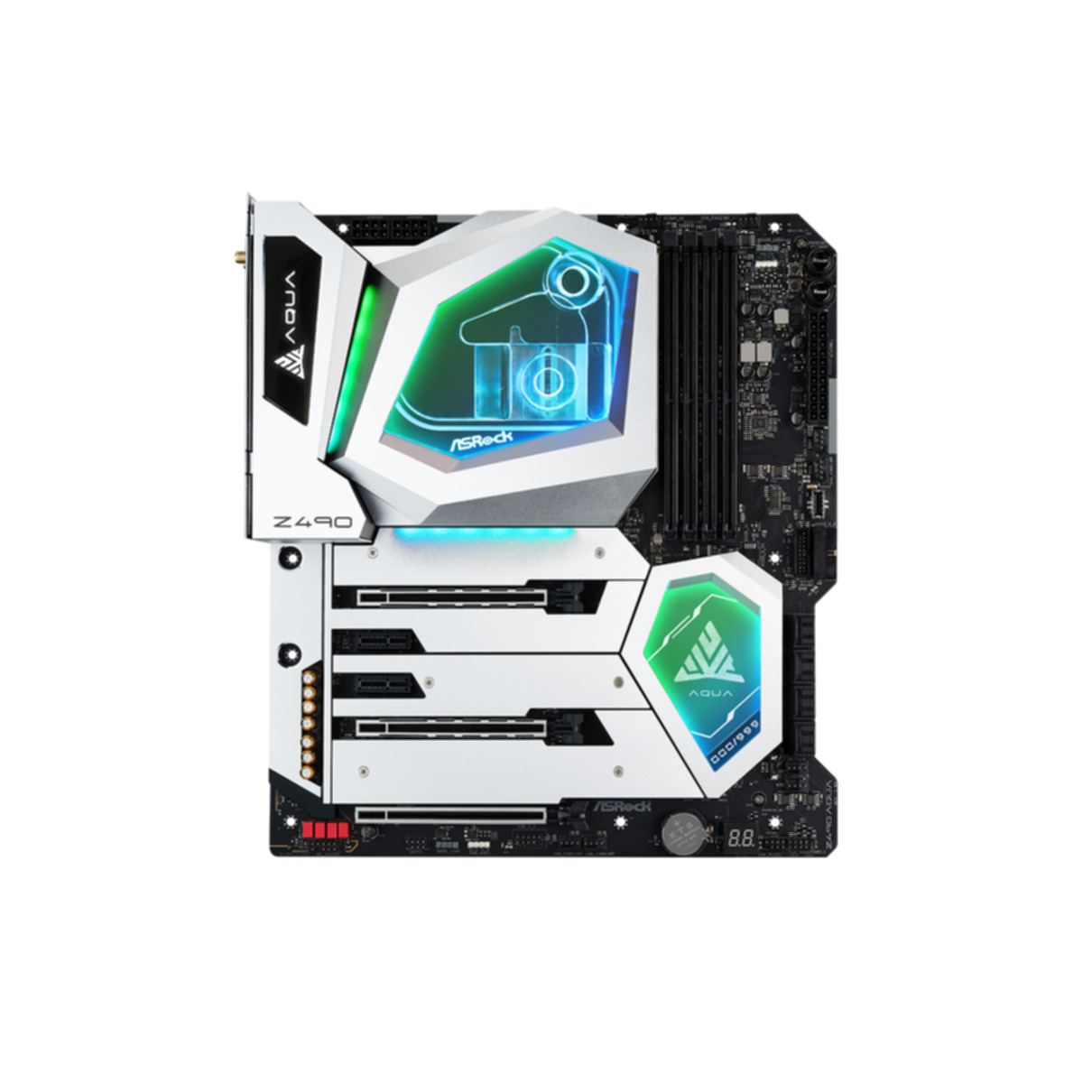 ASROCK Z490 Aqua Mainboards schwarz