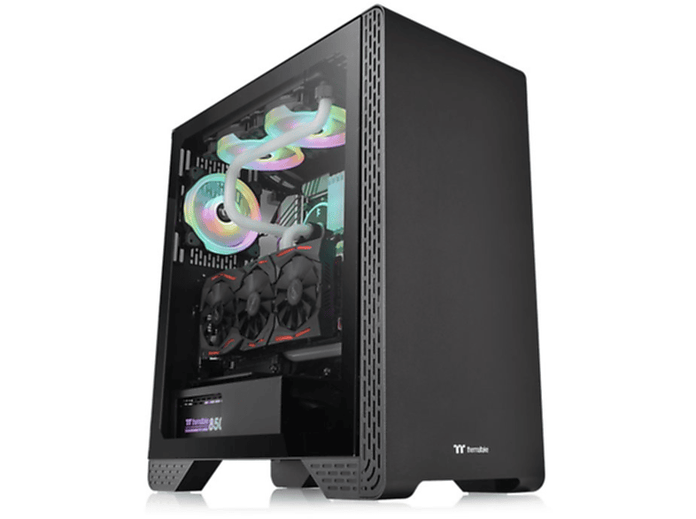 THERMALTAKE S300 TG PC Gehäuse, schwarz | PC Gehäuse