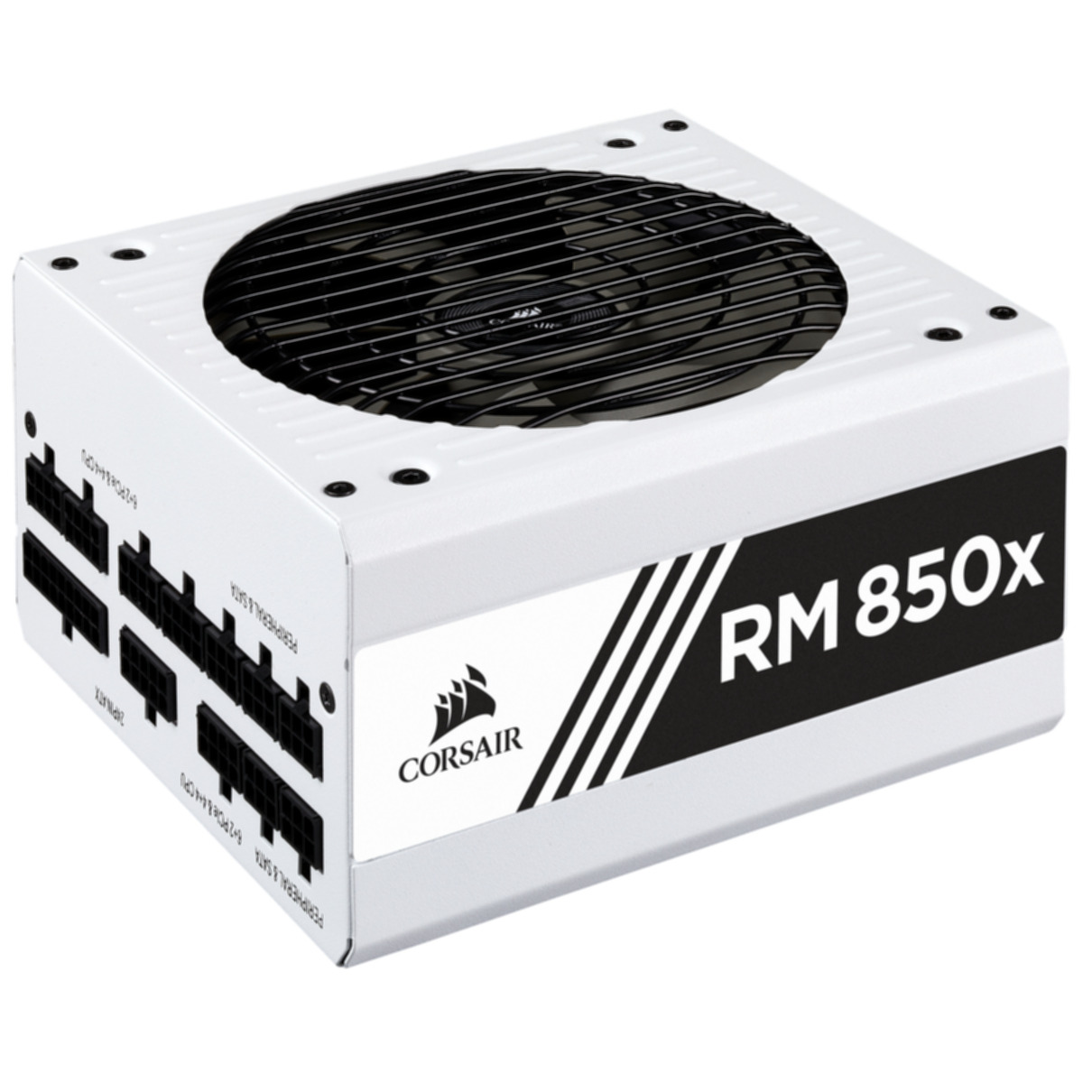 Corsair Rm850x Blanca 80+ gold fullmodular fuente de alimentación 850w modular v2 white 80 plus 850 135 cm 1 ventiladores superior activo 20+4 rmx 85 cp9020188eu 9020188