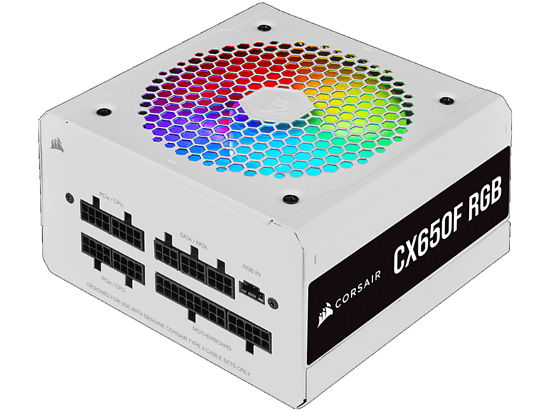 CORSAIR CX Series Watt RGB CX650F Netzteil PC 650