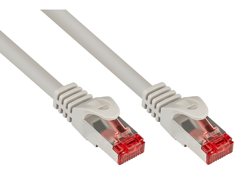 KABELMEISTER S/FTP, PiMF, PVC, 250MHz, CU, grau, Netzwerkkabel, 25 cm