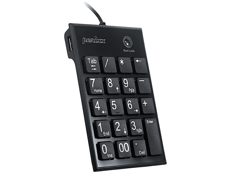 Schwarz PERIXX Tastatur PERIPAD-202 H