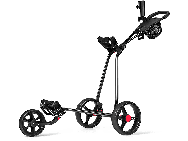 COSTWAY Golfwagen Golftrolley, schwarz