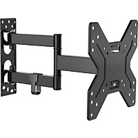 ECG LD 174201 | Für LED / LCD 17″- 42″ | VESA: 75×75 bis 200×200 | Maximale Belastung: 25 kg | Kippbarer TV-Halter, Schwarz