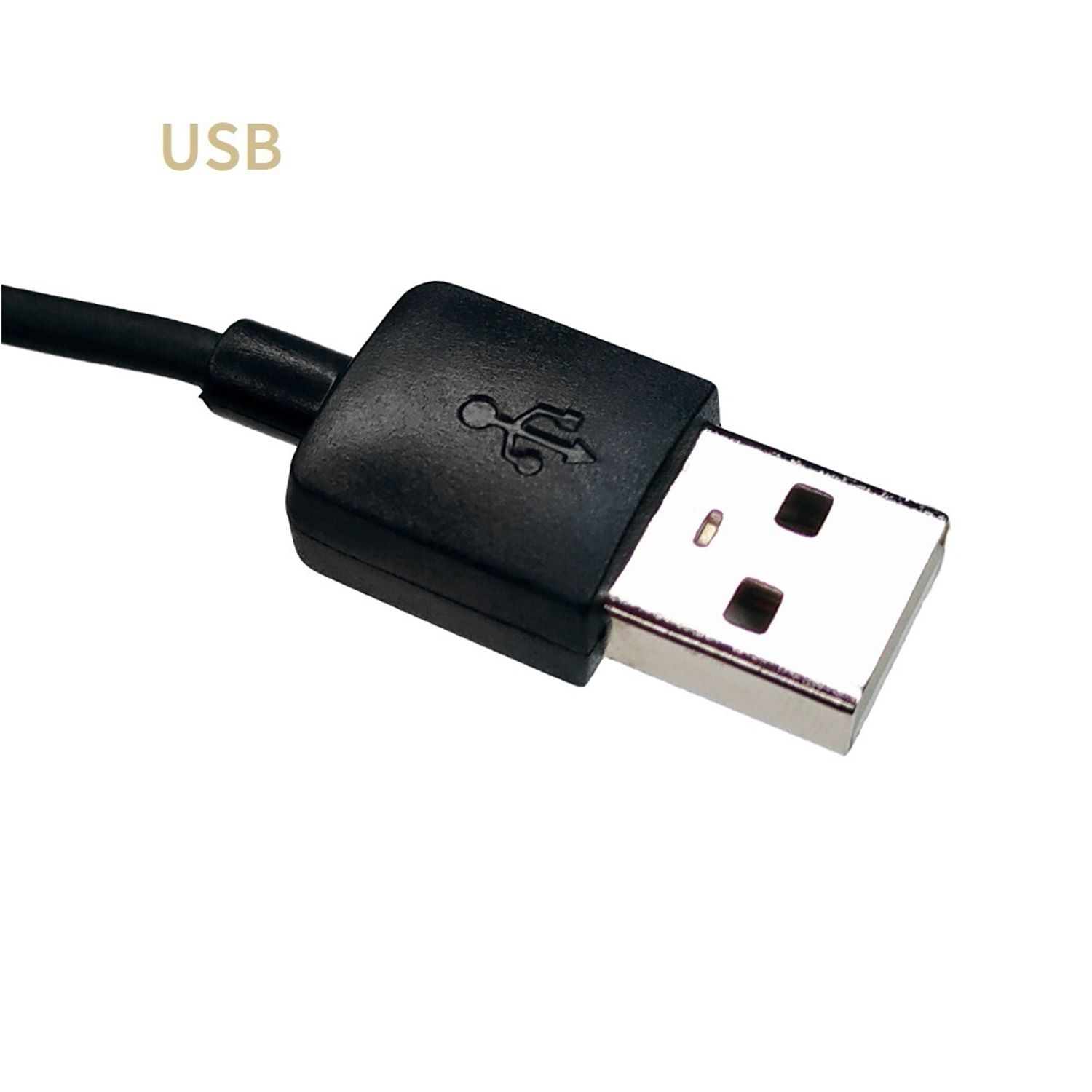 GEQUDIO USB Kabel kompatibel mit für Mac PC Zubehör Headset Schwarz und