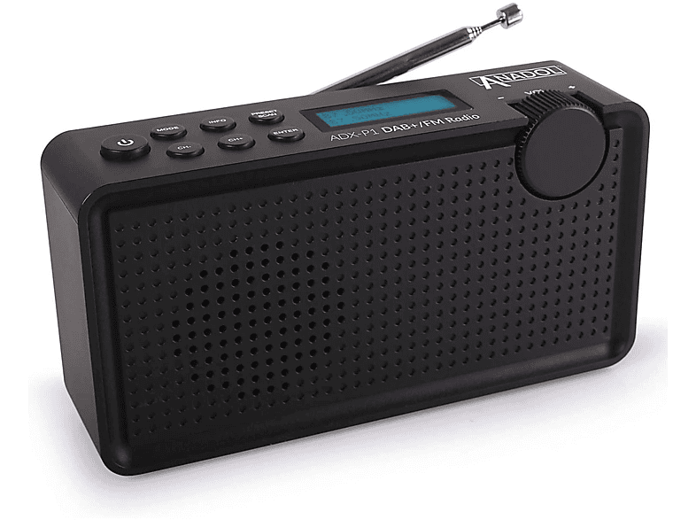 ANADOL ADXP1 DAB+ Radio, DAB+, DAB, FM, schwarz MediaMarkt