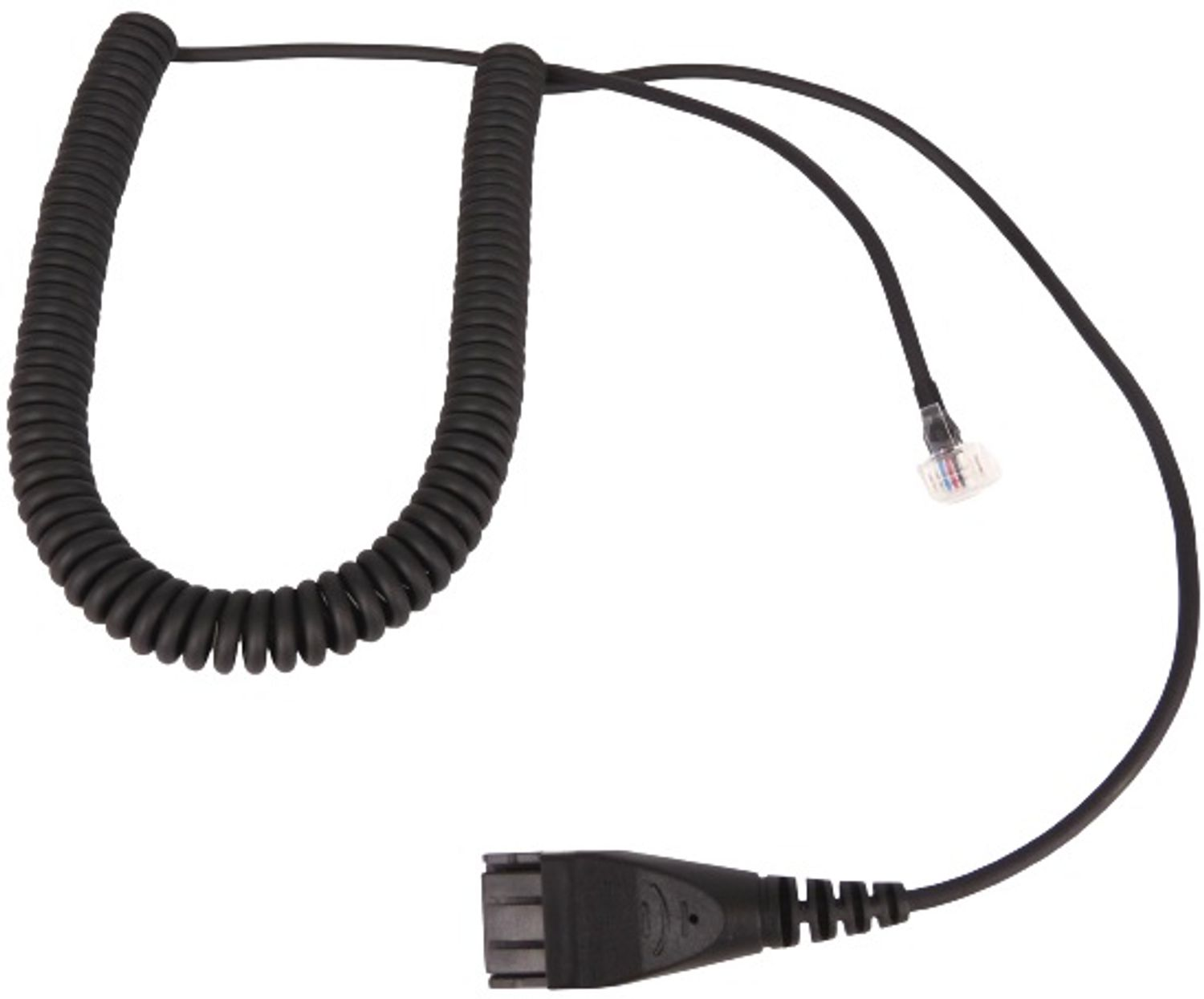 Zubehör Unify OpenScape Telefon OpenStage, kompatibel GEQUDIO Headset für RJ-Kabel mit Schwarz