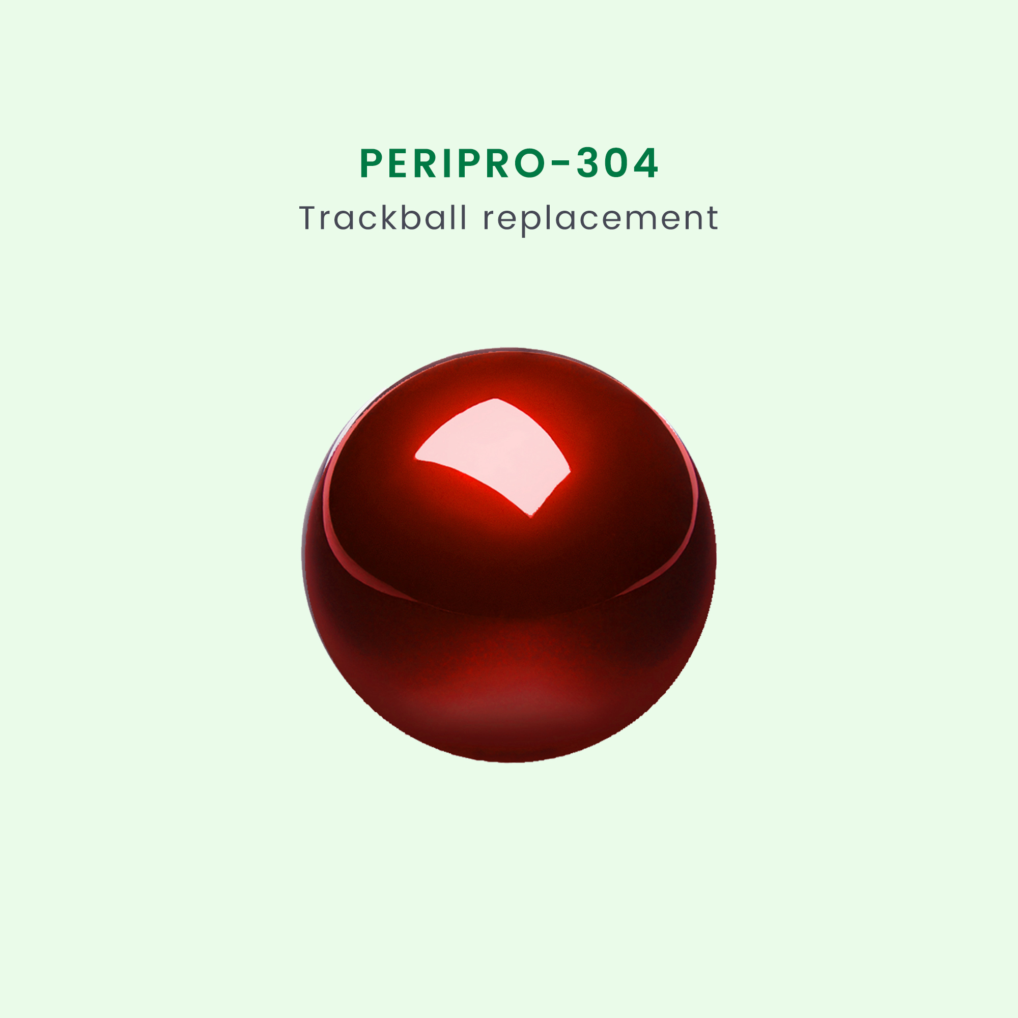 PERIXX PERIPRO-304 Trackball GLR Rot