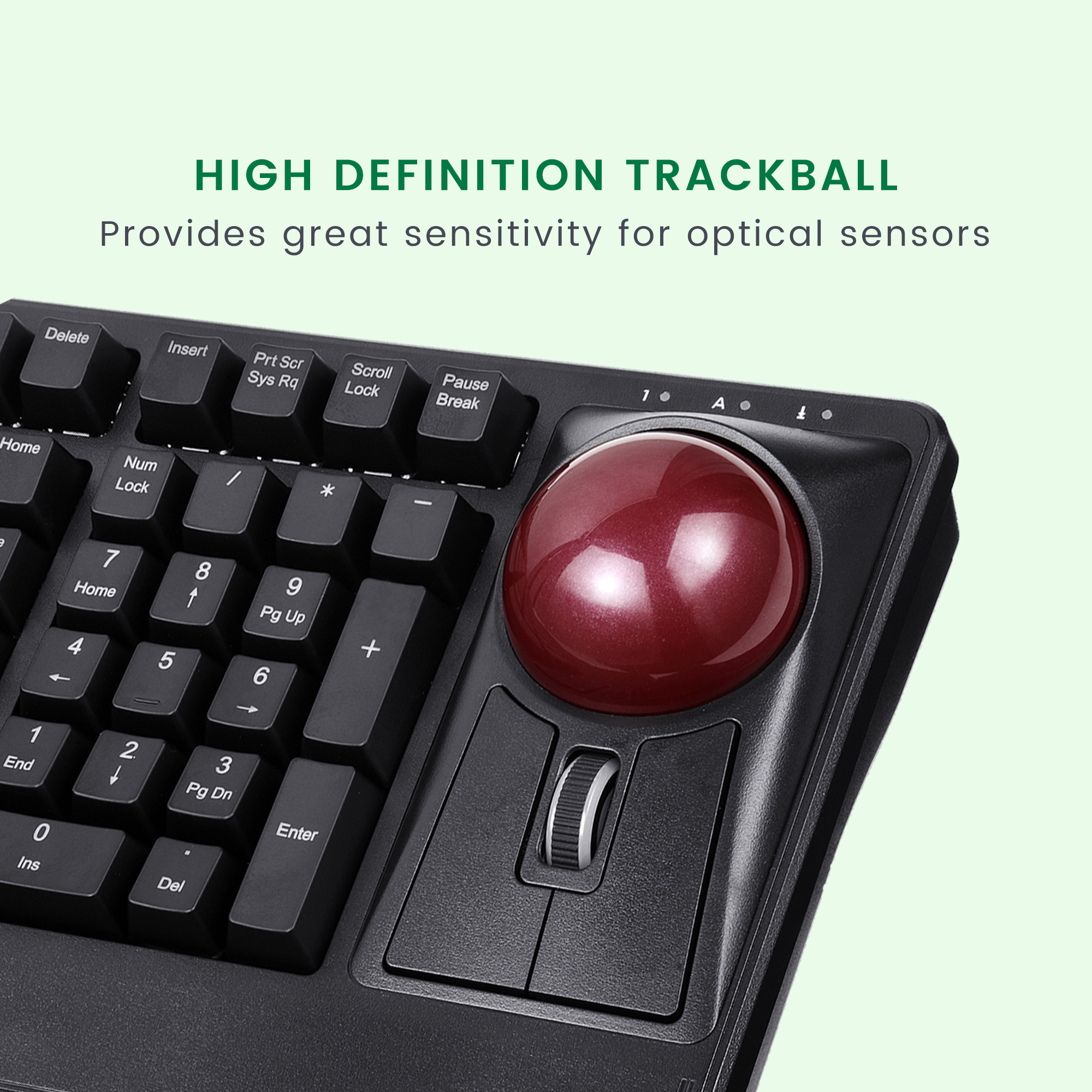 Rot PERIPRO-304 GLR Trackball PERIXX