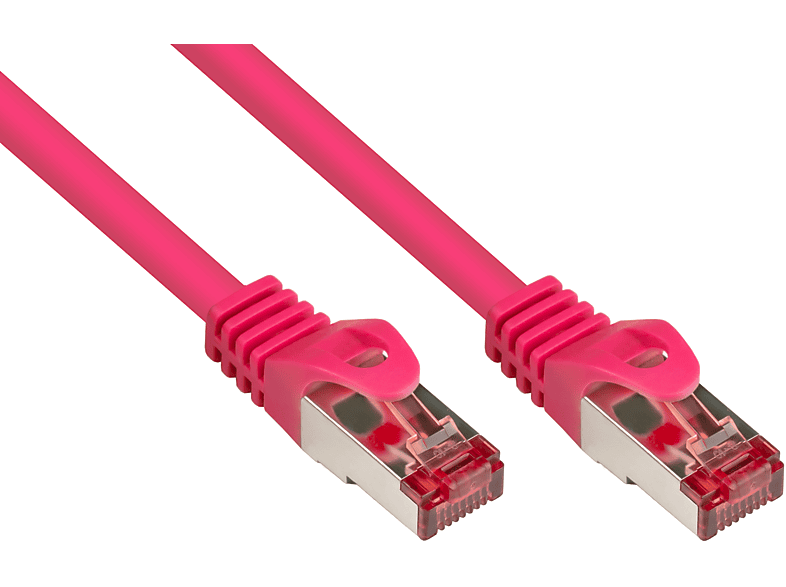 KABELMEISTER S/FTP, PiMF, PVC, 250MHz, magenta, Netzwerkkabel, 1,5 m