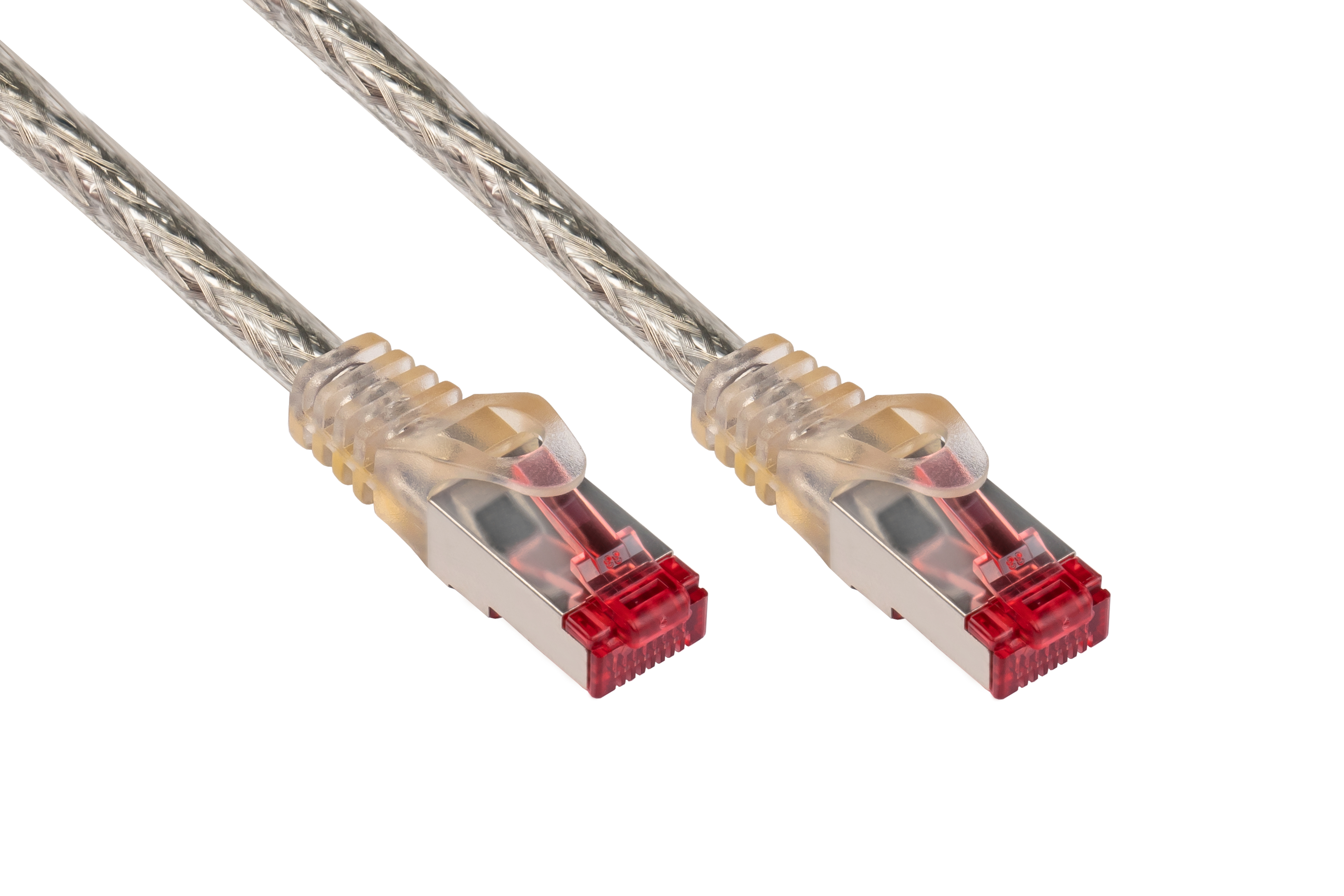 250MHz, m S/FTP, GOOD Netzwerkkabel, PVC, CONNECTIONS transparent, PiMF, 1,5