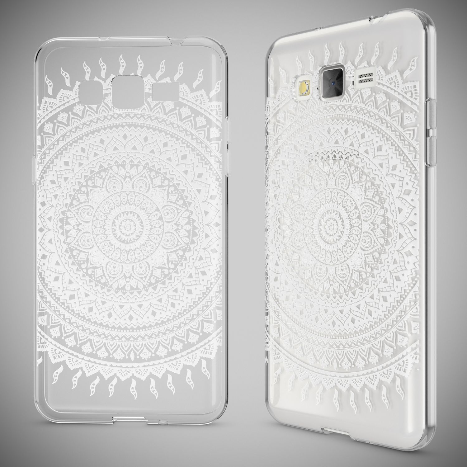 NALIA Motiv Silikon Samsung, Grand Backcover, Prime, Hülle, Galaxy Mehrfarbig