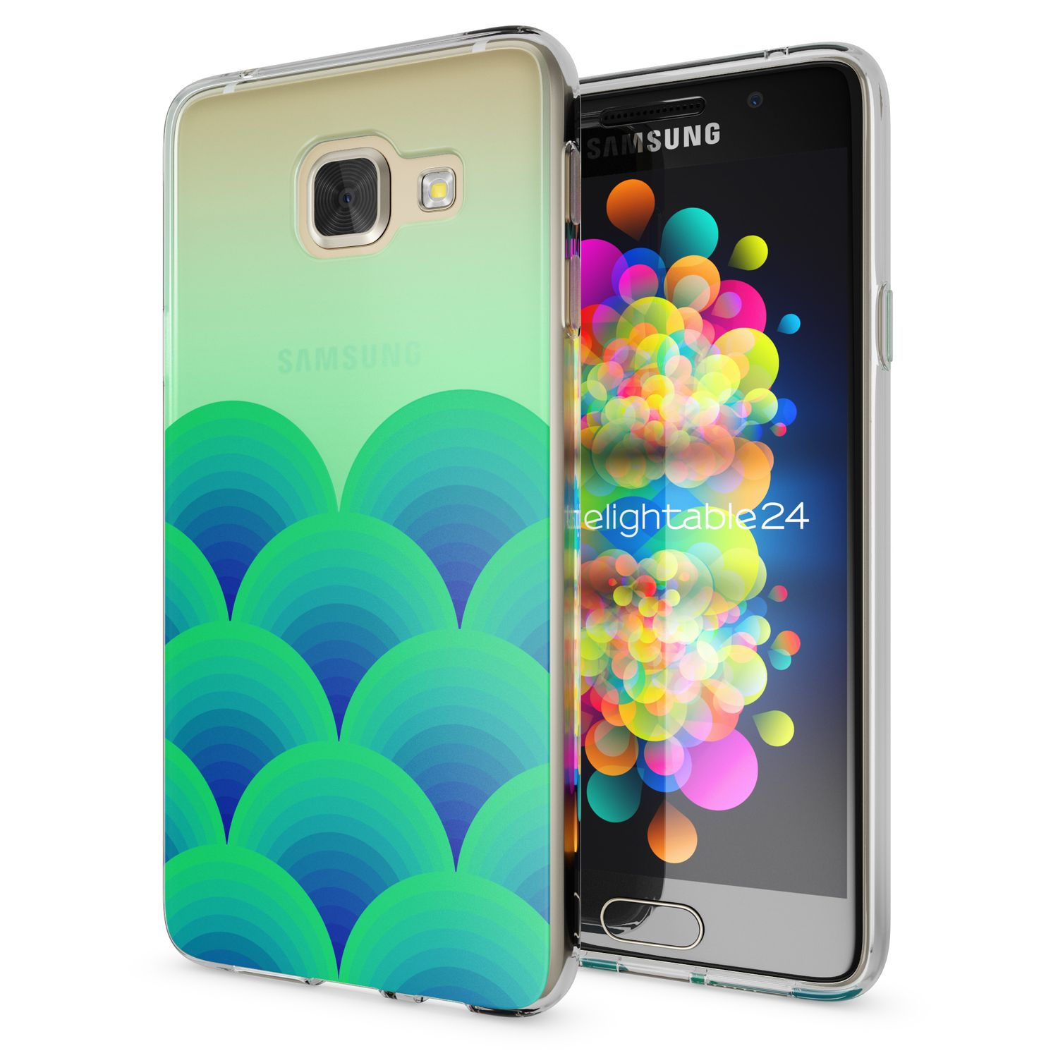 Backcover, Samsung, (2017), Hülle, Mehrfarbig NALIA Galaxy A3