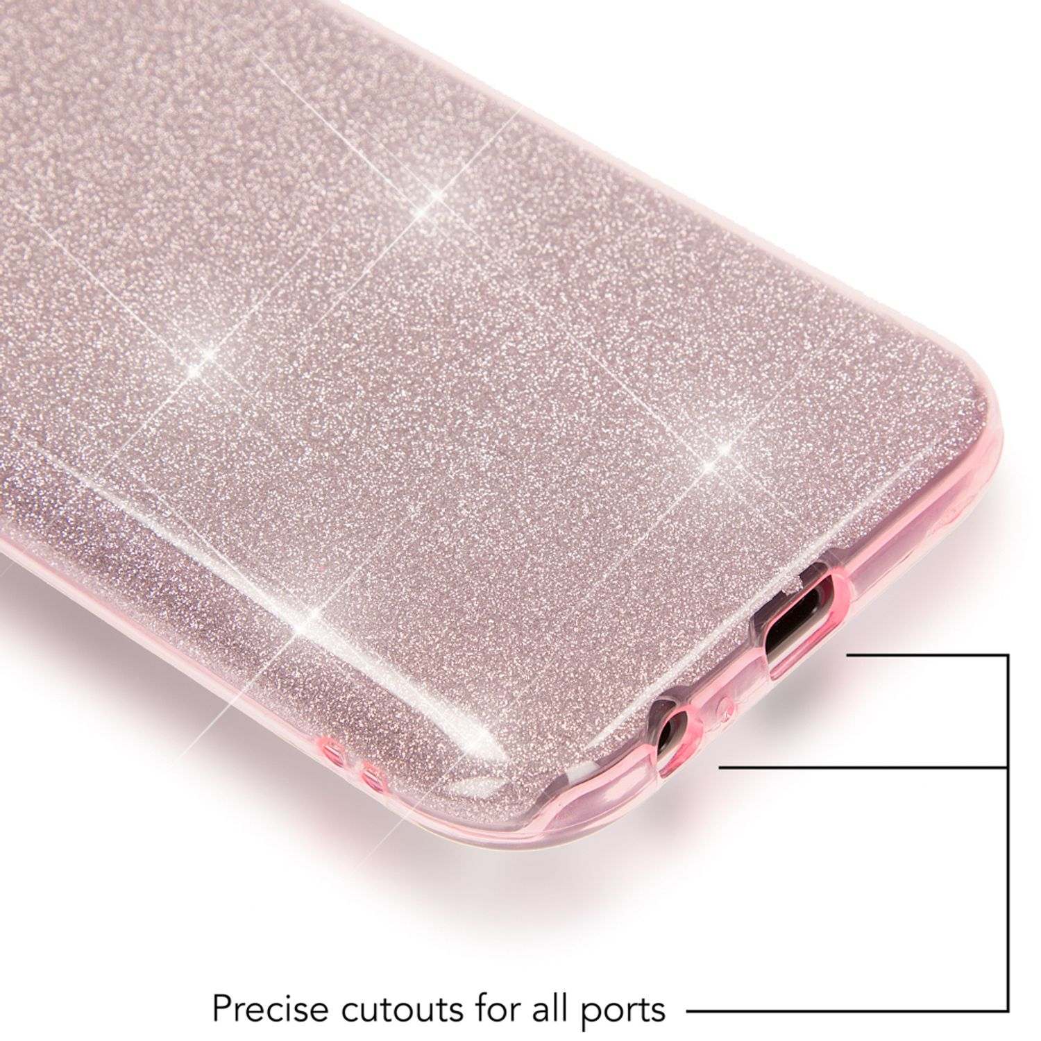 Glitzer Galaxy Hülle, Backcover, Samsung, A5 NALIA Pink (2017),