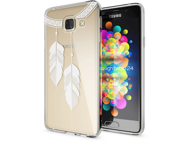 Samsung, Backcover, A3 NALIA Silikon Galaxy Mehrfarbig Hülle, Motiv (2016),